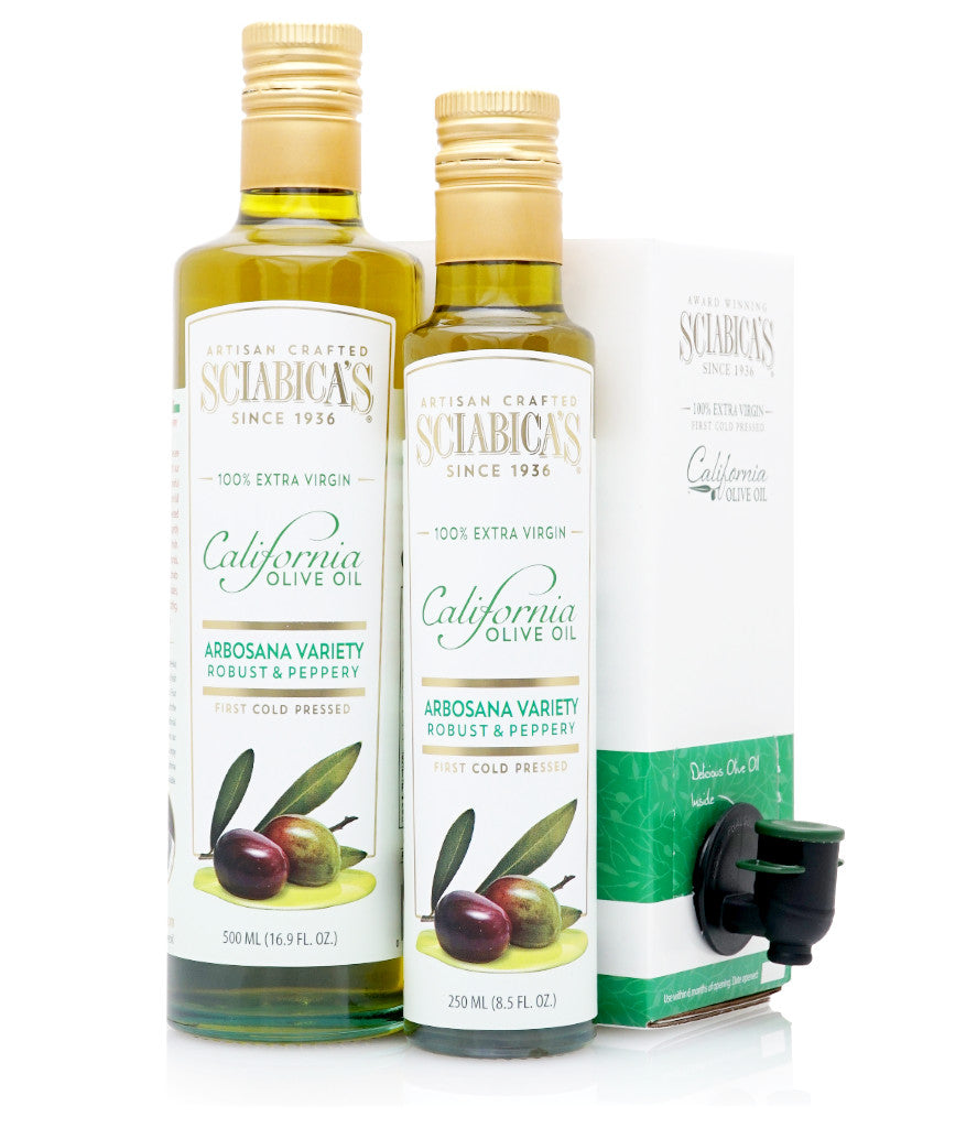 Sciabica's Robust & Peppery Olive Oil — Arbosana