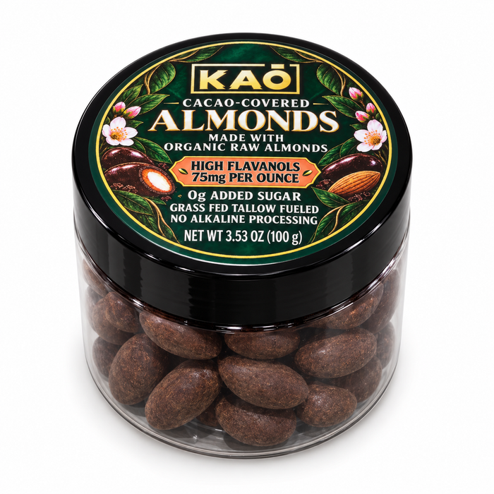 KAO Covered Almonds — Chocolate-Covered Organic Almonds