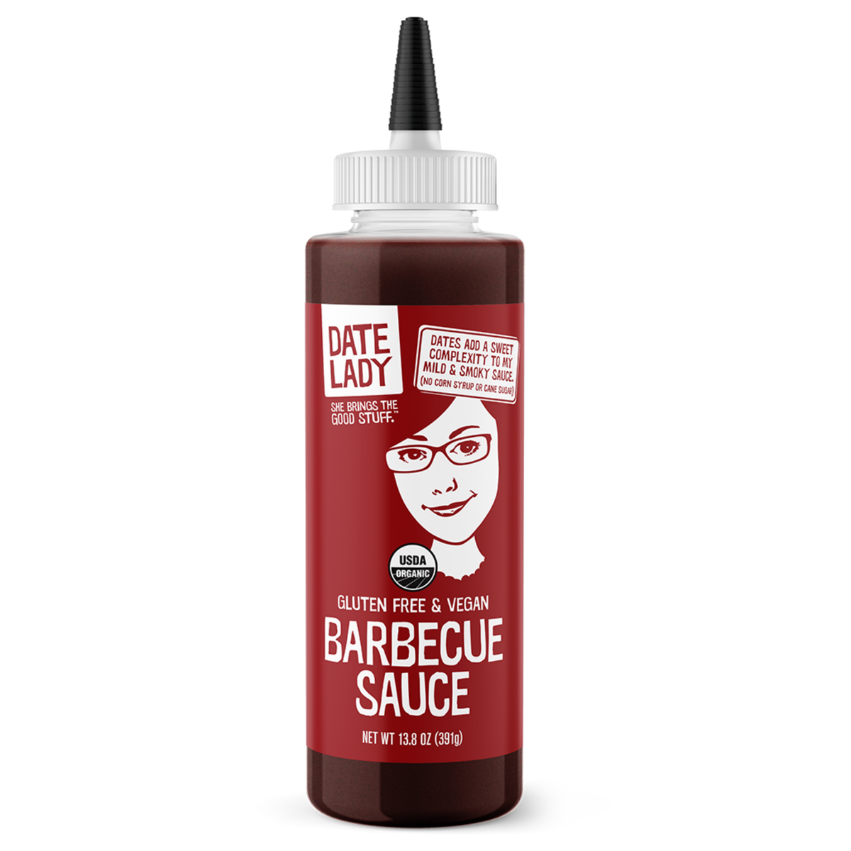 Date Lady BBQ Sauce 13.8 oz