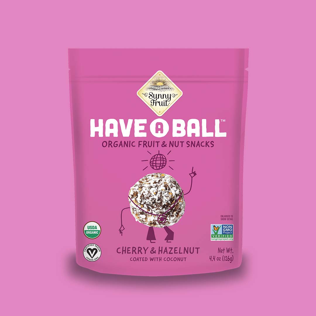 Sunny Fruit — Organic Cherry & Hazelnut Energy Balls (No Sugar, Vegan)