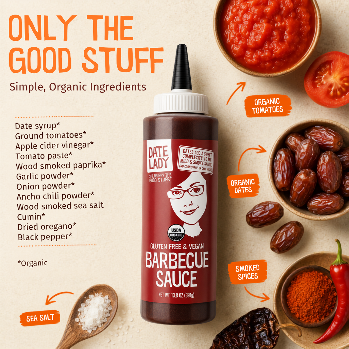 Date Lady BBQ Sauce ingredients