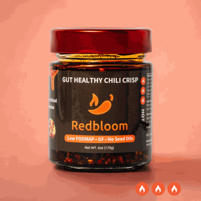 Redbloom — Gut-Healthy Chili Crisp · Hot Dopamine