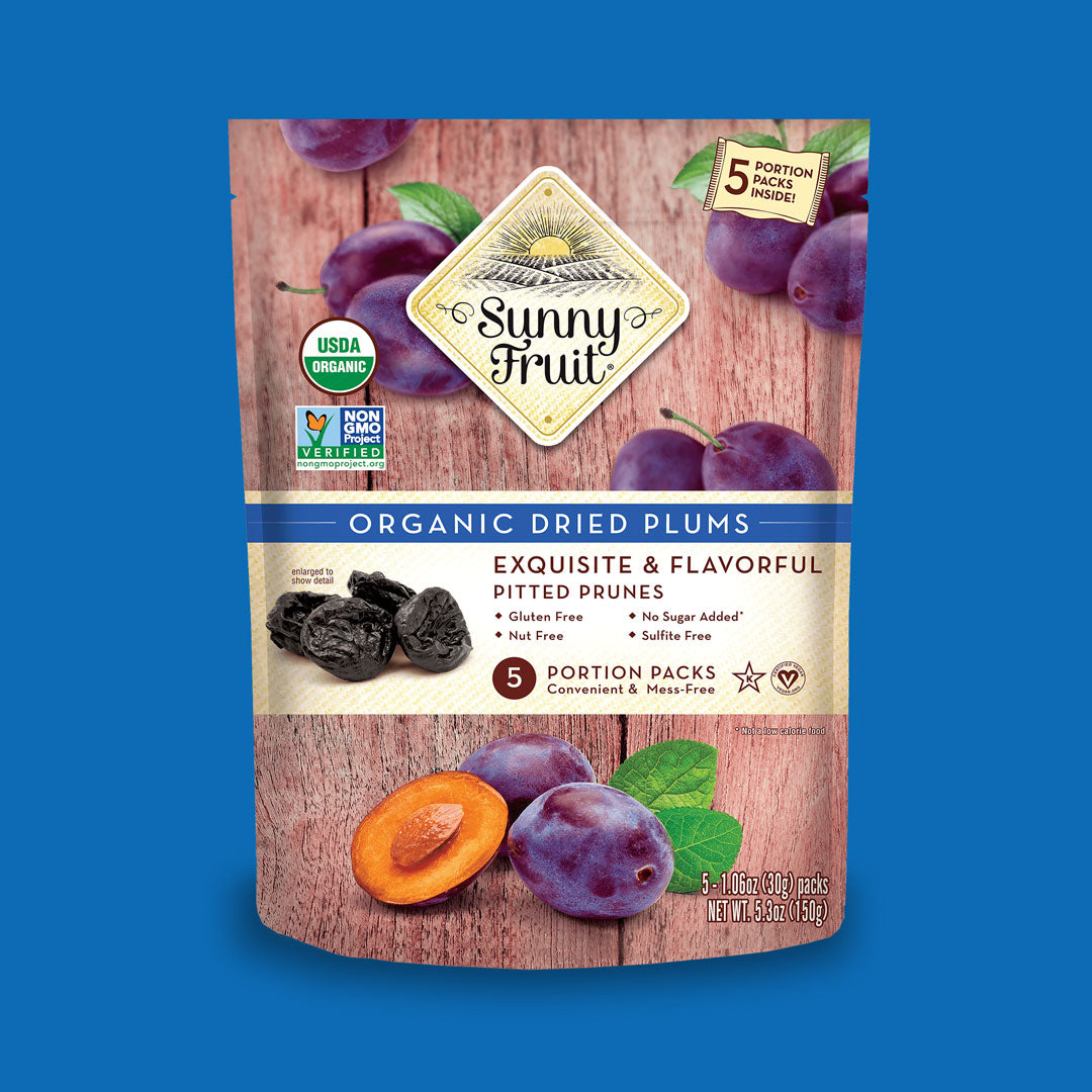 Sunny Fruit — Organic Dried Plums (No Added Sugar, Sulphite-Free)