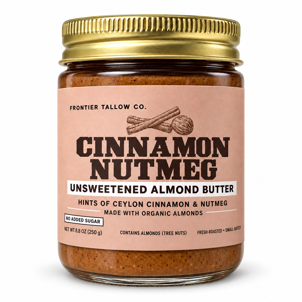 Cinnamon Nutmeg Almond Butter — Unsweetened