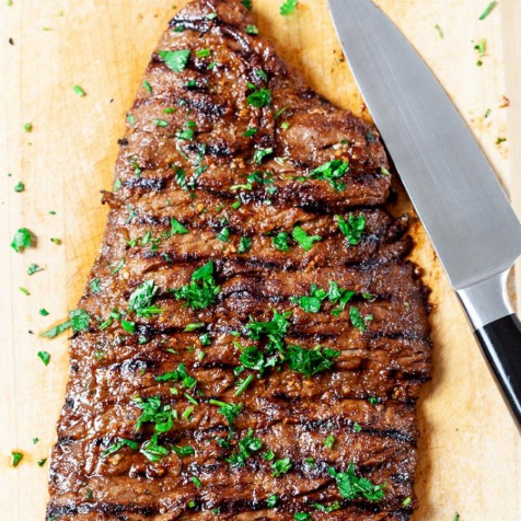 Stemple Creek Ranch grass-fed sliced carne asada