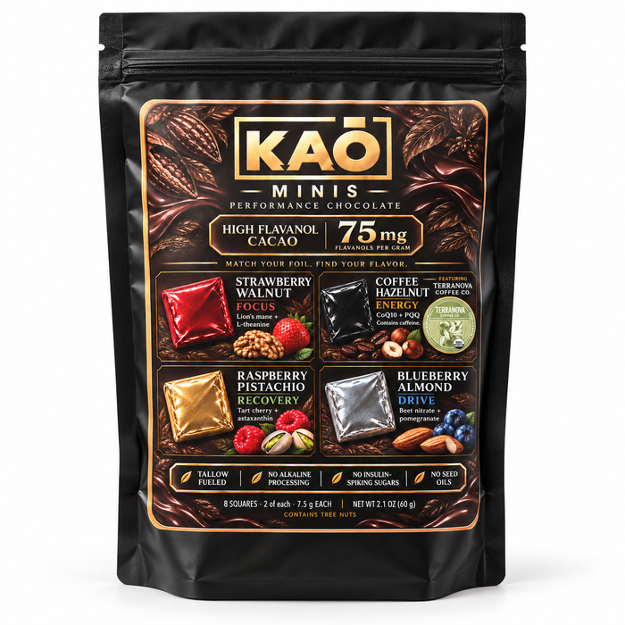 KAO Minis — Performance Chocolate Variety Bag · 8 Squares