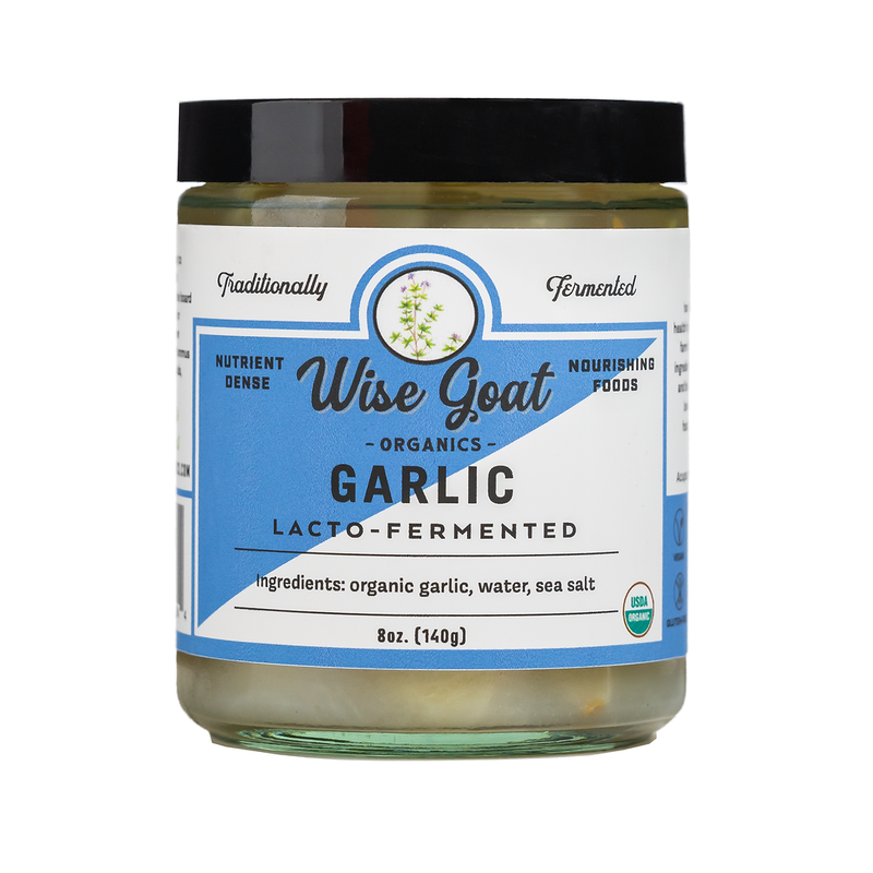 Wise Goat Organics Lacto-Fermented Garlic