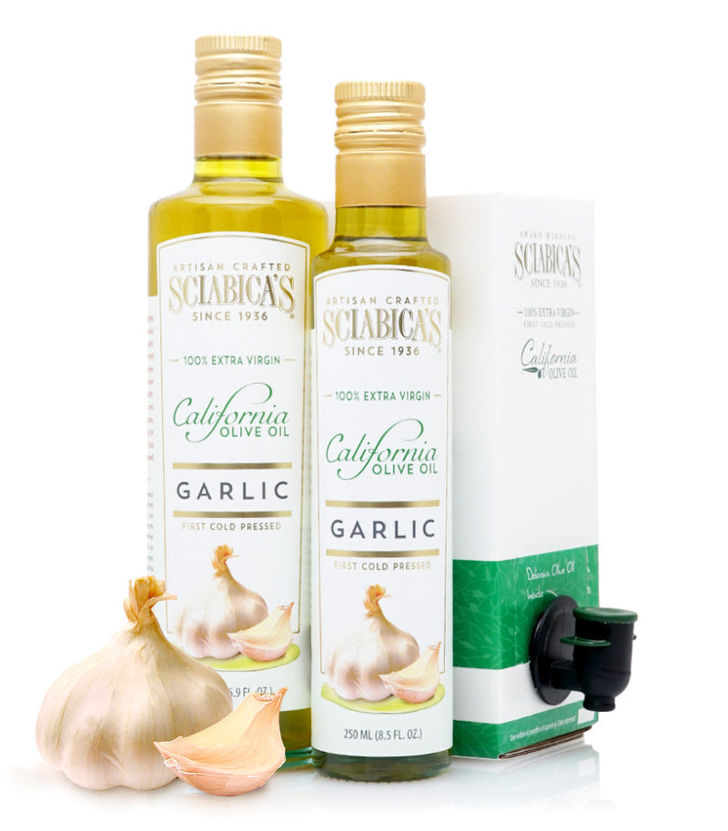 Sciabica's Garlic Olive Oil — 100% California Extra Virgin