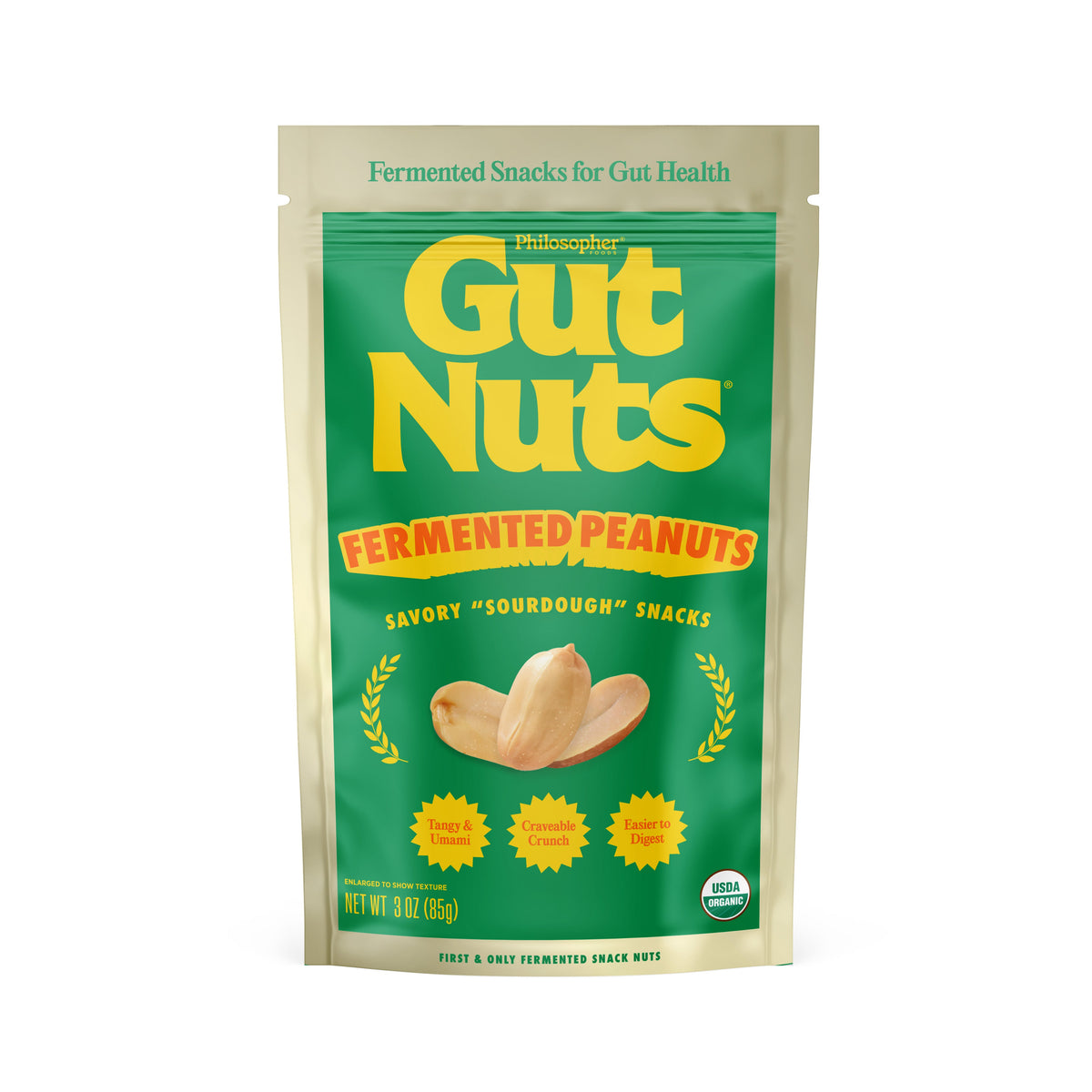 Philosopher Foods — Gut Nuts Fermented Peanuts (3 oz)