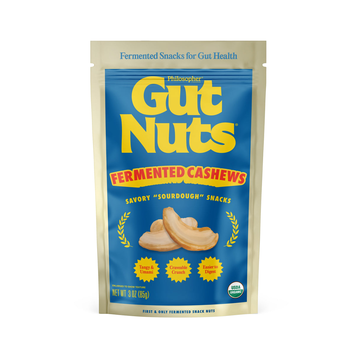 Philosopher Foods — Gut Nuts Fermented Cashews (3 oz)