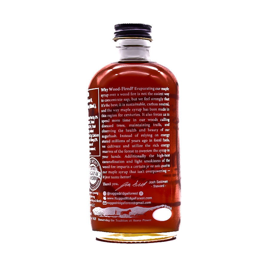 Rugged Ridge Forest wood-fired maple syrup story