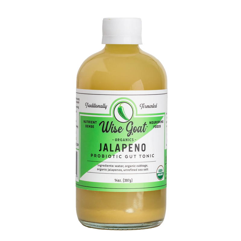 Wise Goat Organics Jalapeno Kraut Gut Tonic