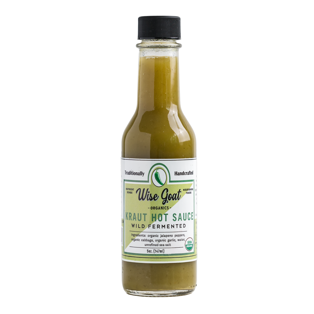 Wise Goat Organics — Green Kraut Hot Sauce - Raw & Organic