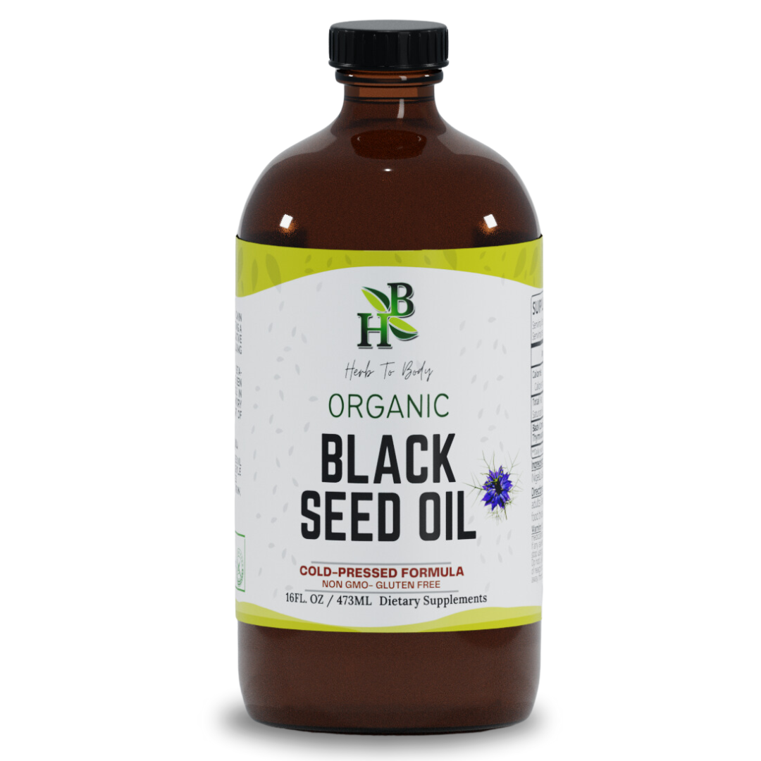 Herb To Body — Organic Black Seed Oil, Cold-Pressed