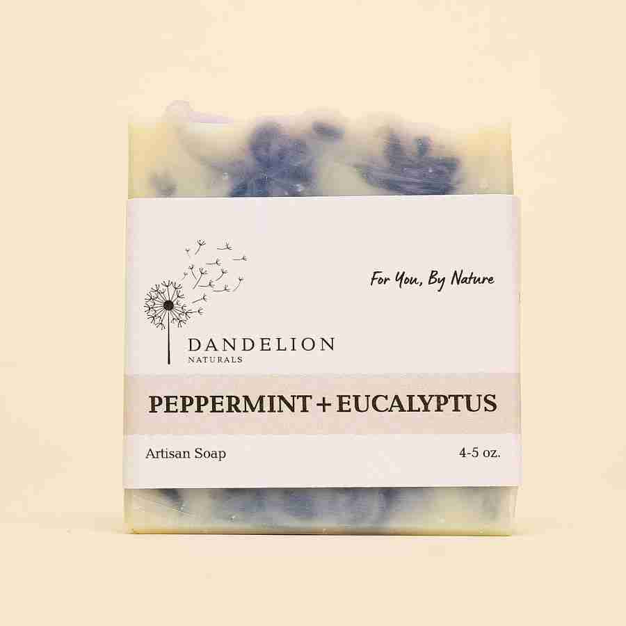 Dandelion Naturals Peppermint & Eucalyptus Bar Soap