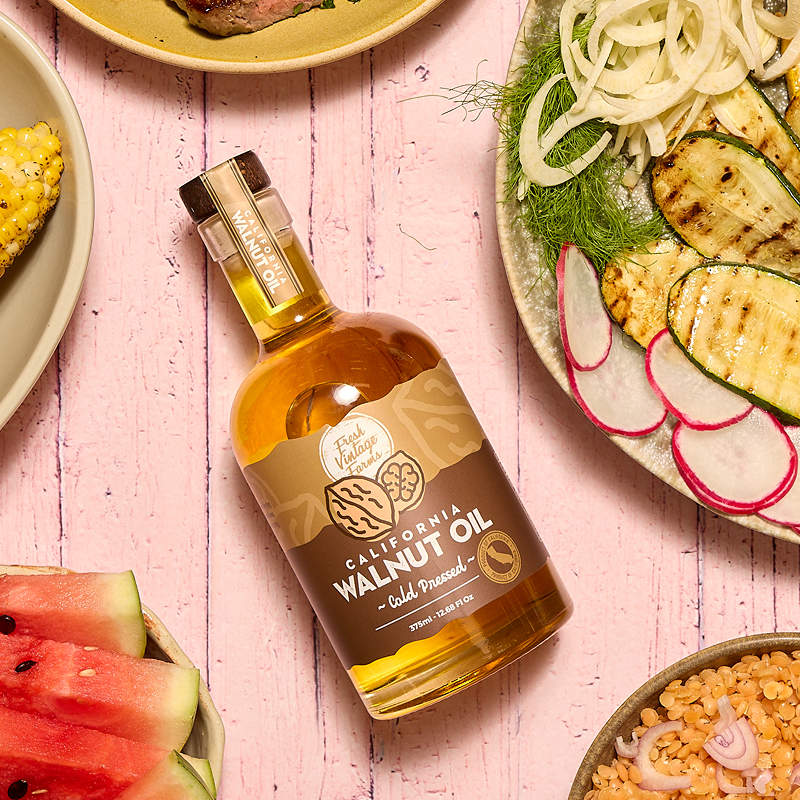 Fresh Vintage Farms Pure Cold Pressed Walnut Oil