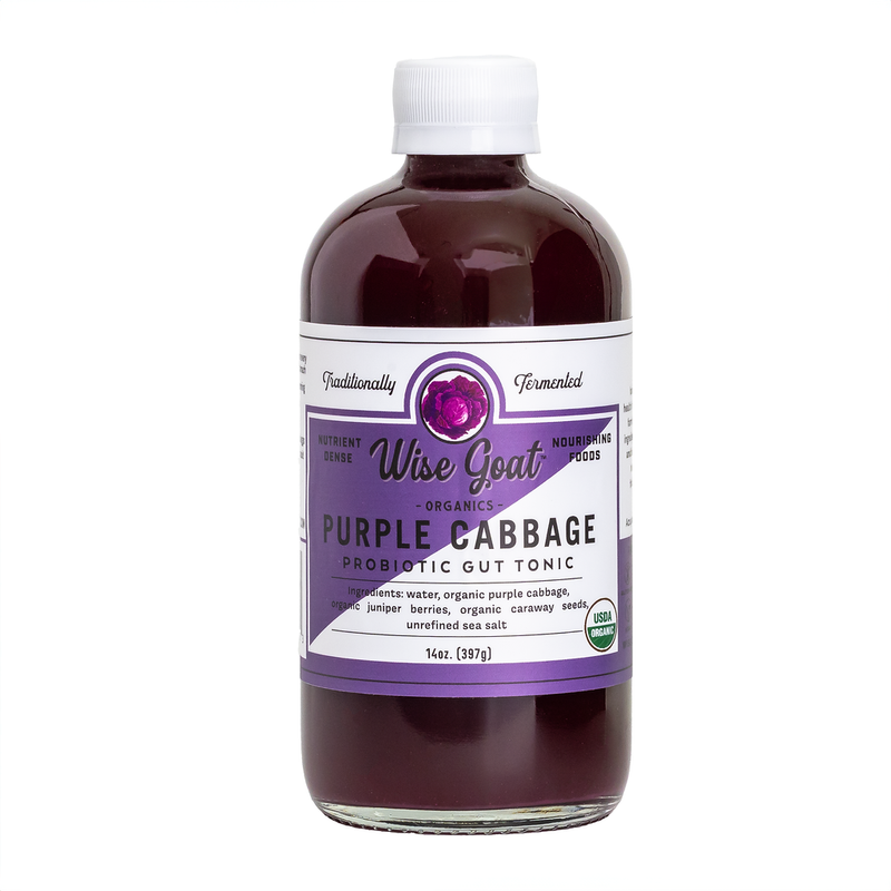 Wise Goat Organics Purple Cabbage Gut Tonic