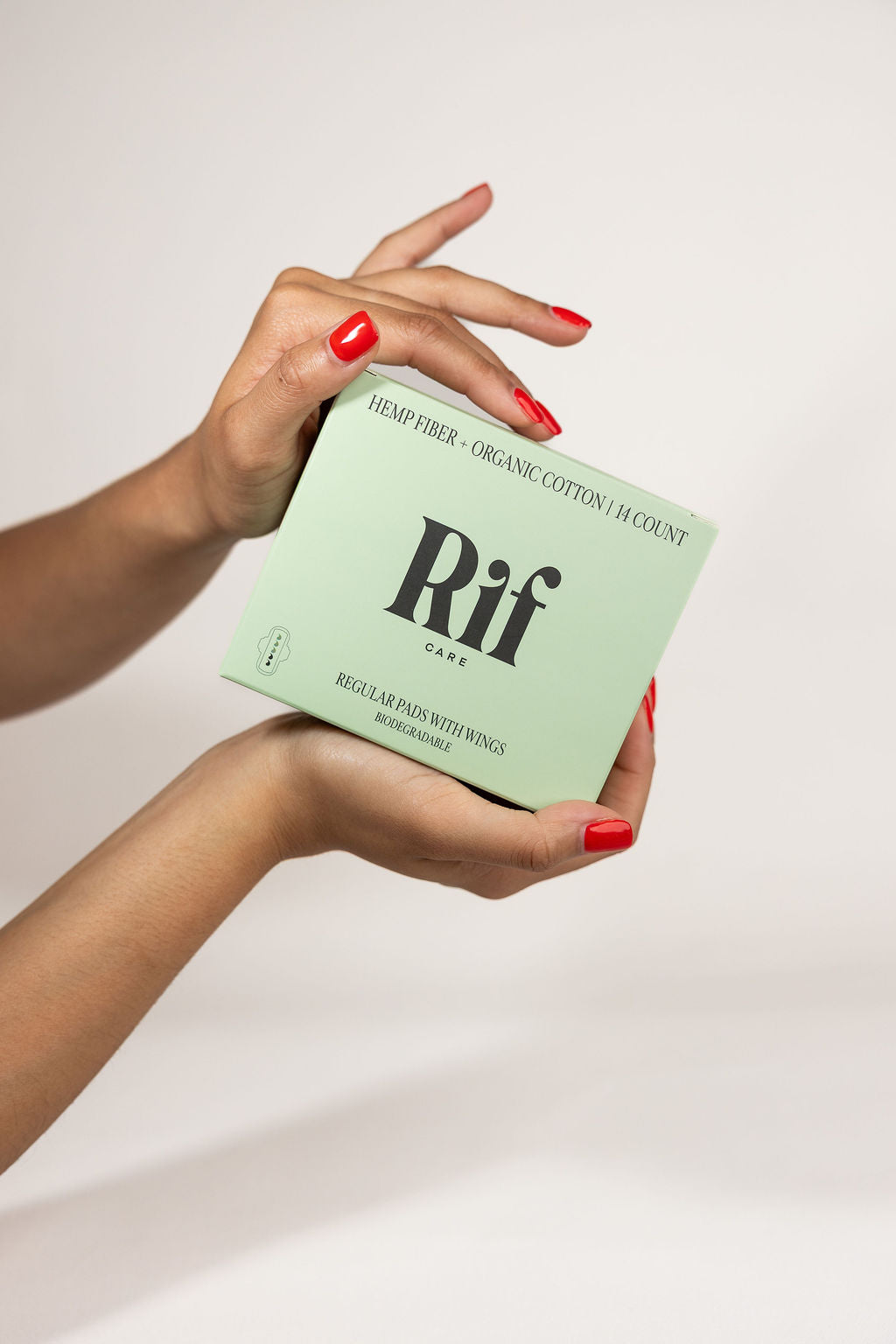 Rif Care — Organic Hemp Fiber Pads, Regular (14 ct)