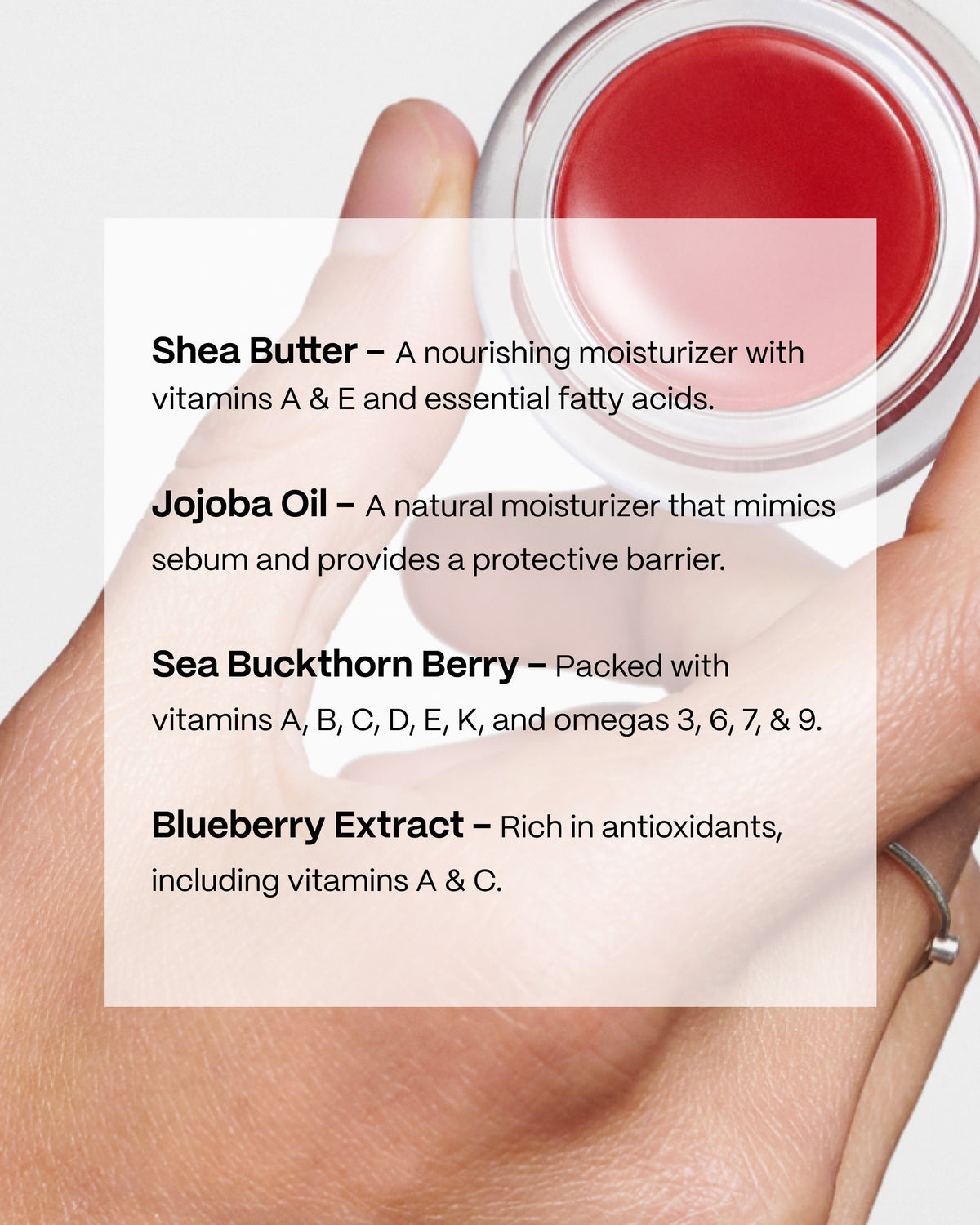 Mad Hippie Cheek & Lip Tint key ingredients
