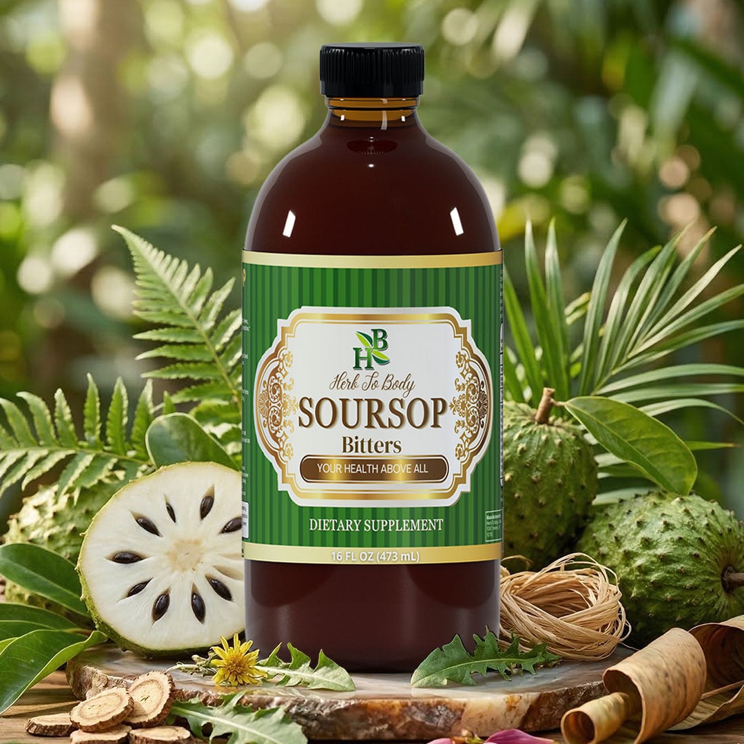 Herb To Body — Soursop Bitters Botanical Blend (16 oz)