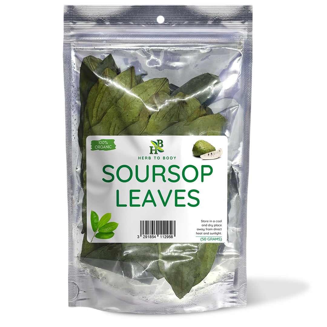 Herb To Body — Organic Soursop Leaves (Hoja de Guanábana), 50 g