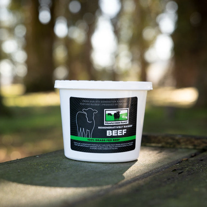 Stemple Creek Ranch grass-fed beef tallow, 16 oz tub