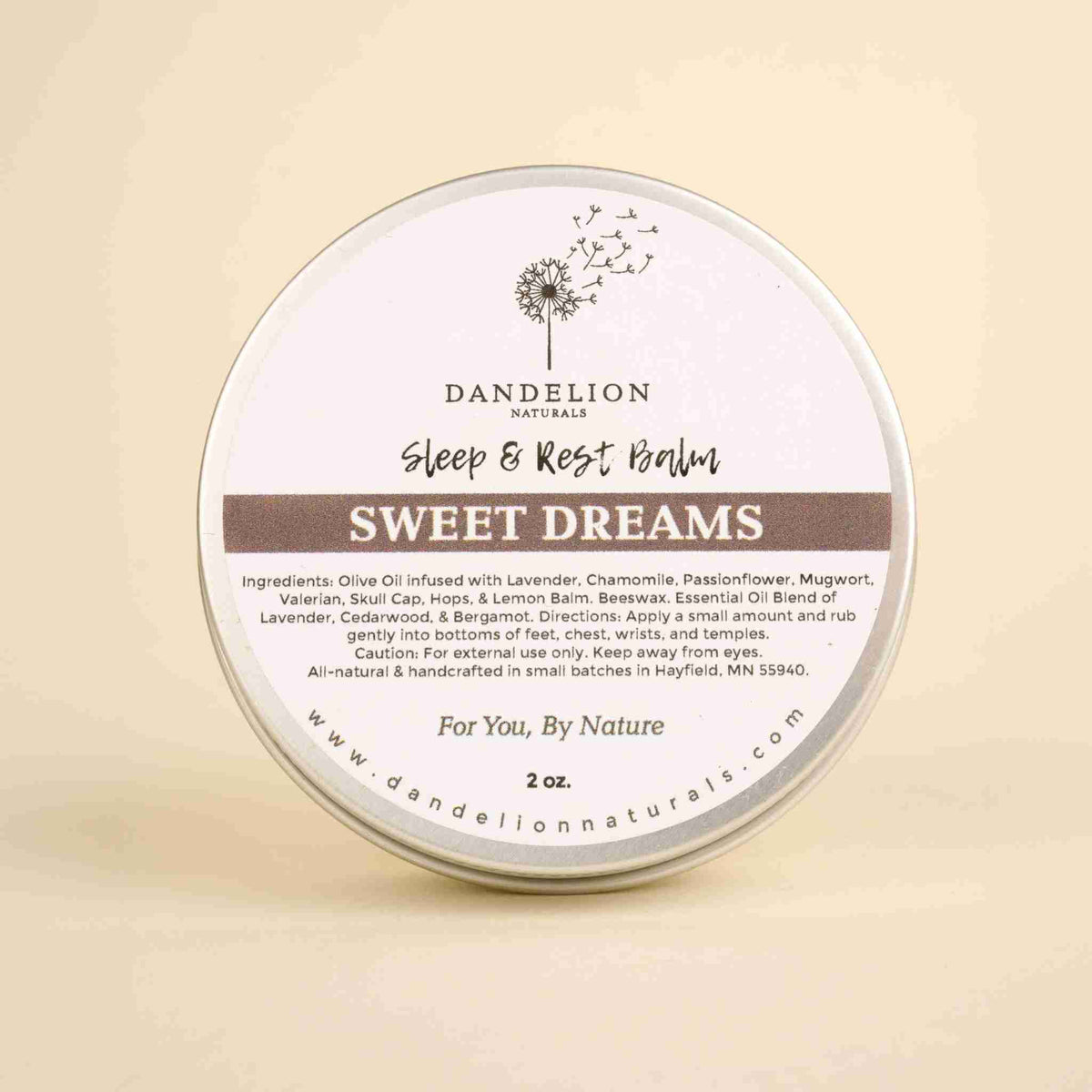 Dandelion Naturals Sweet Dreams Sleep Balm