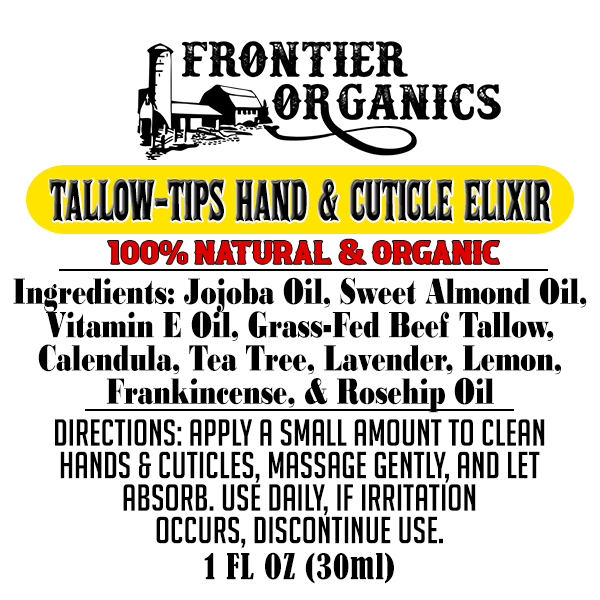 Tallow-Tips applied to nails and cuticles