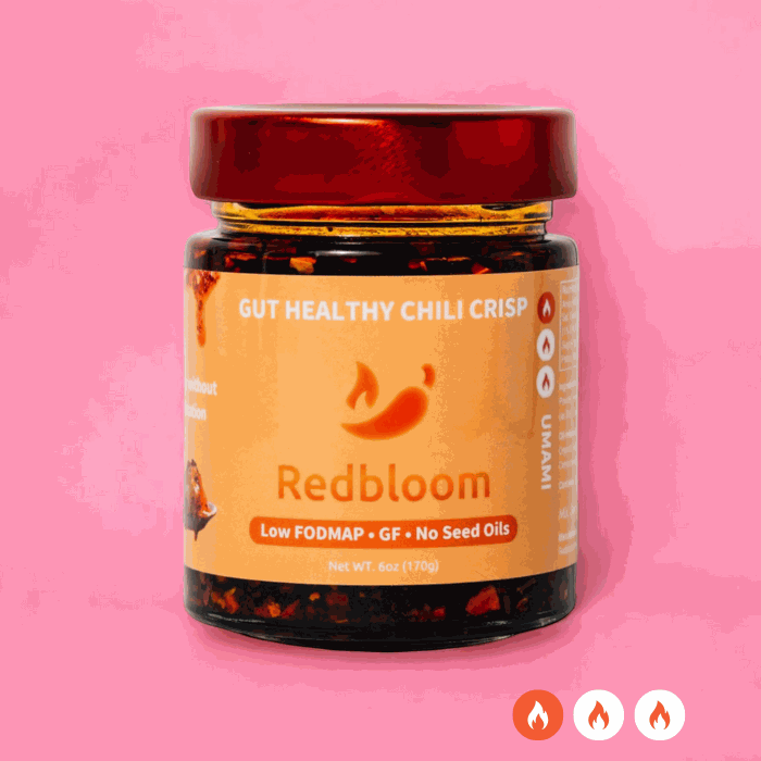 Redbloom — Gut-Healthy Chili Crisp · Mild Umami