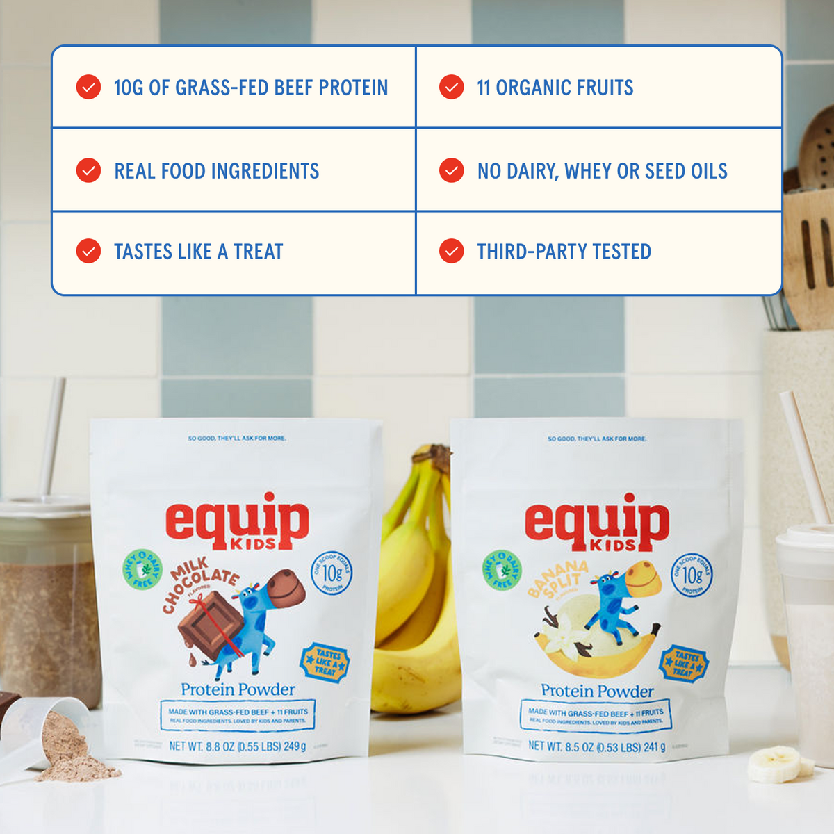 Equip Kids Protein Powder benefits