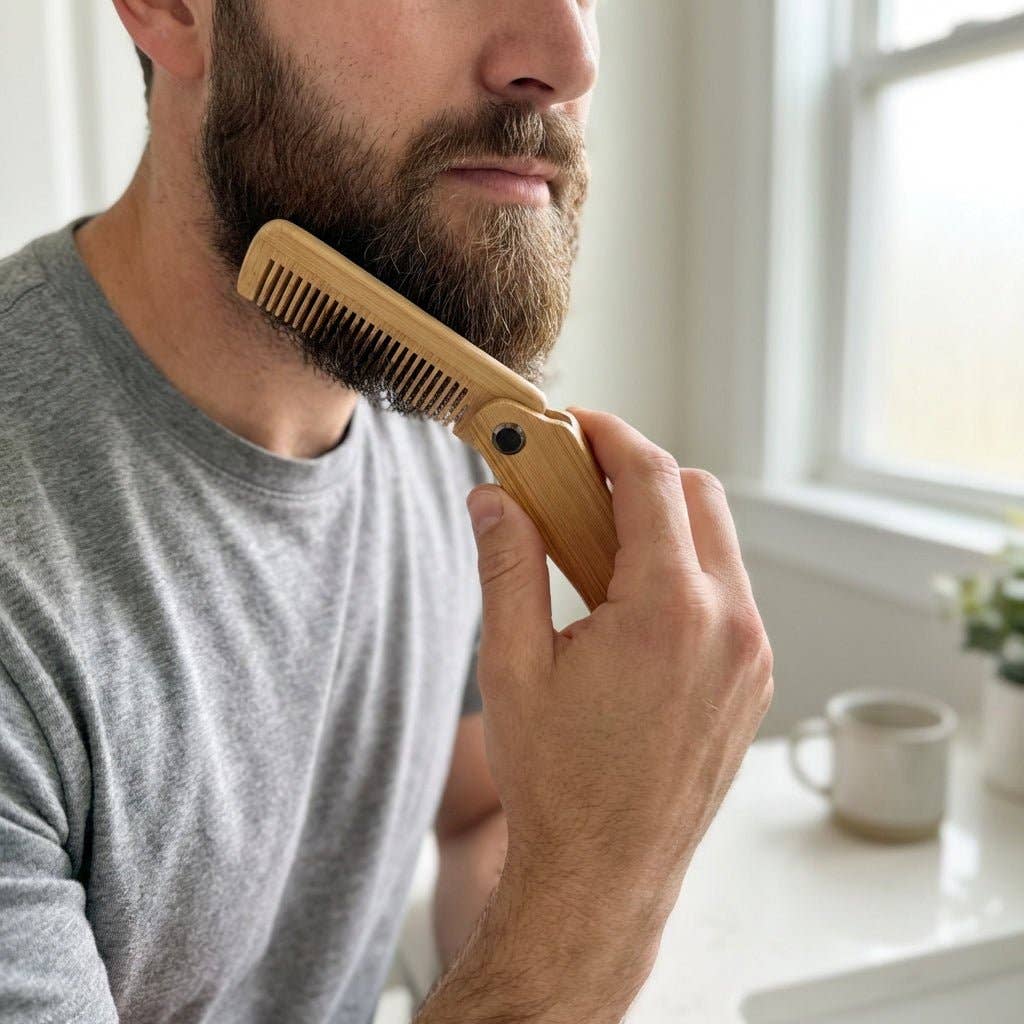Bamboo Hair Comb | Foldable | Faire Market Bestseller
