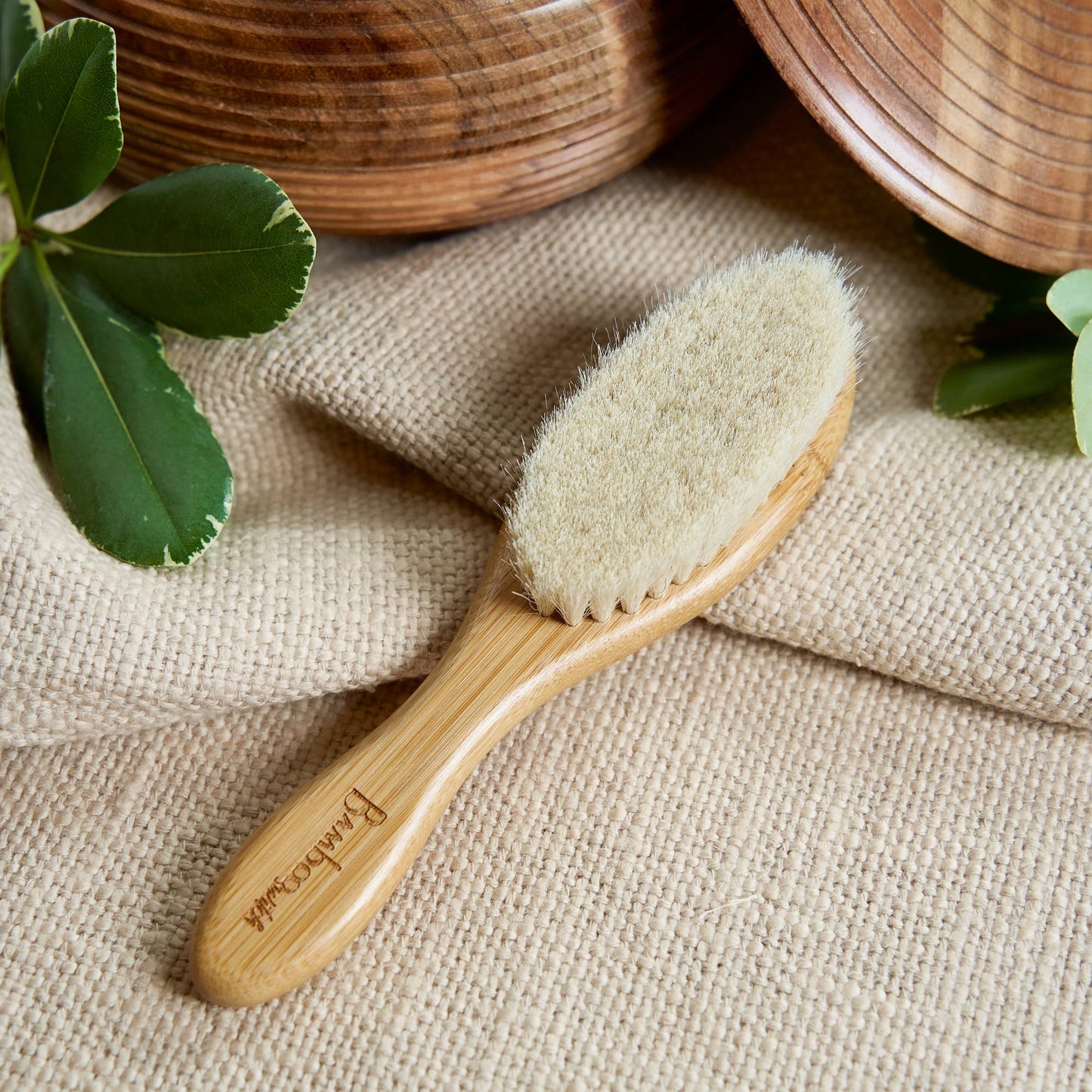 Bamboo Baby Hairbrush | Faire Market Bestseller