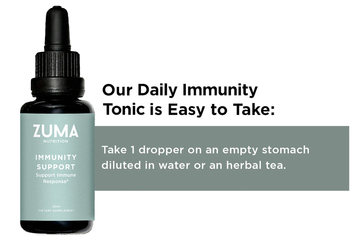 Zuma Nutrition Immunity Support Tonic how to use