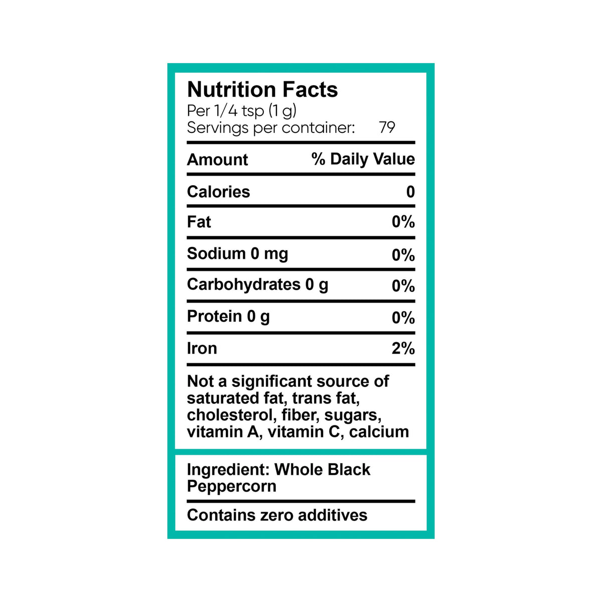 Nature's Pantry — Premium Table Ground Black Pepper - 3.0 oz Glass Jar