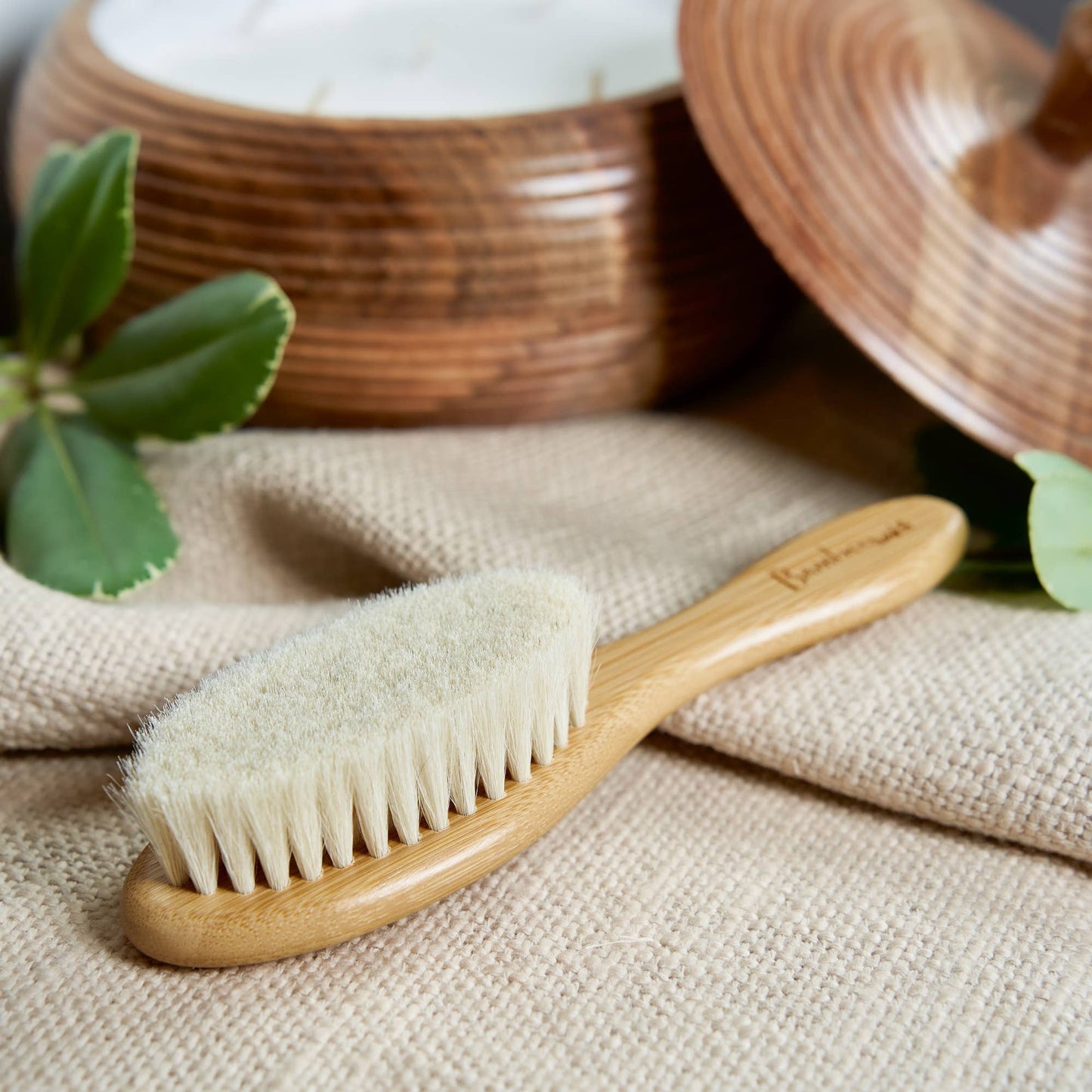 Bamboo Baby Hairbrush | Faire Market Bestseller