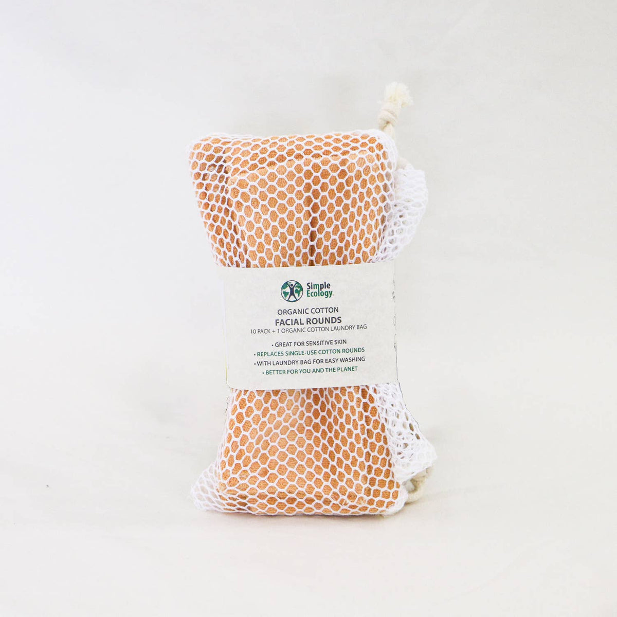 Organic Cotton Face Rounds (10 pack) - Simple Ecology