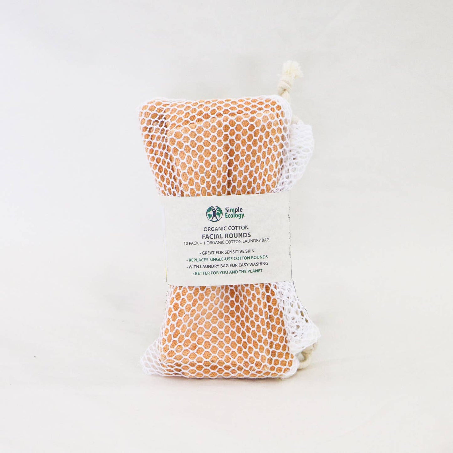 Organic Cotton Face Rounds (10 pack) - Simple Ecology