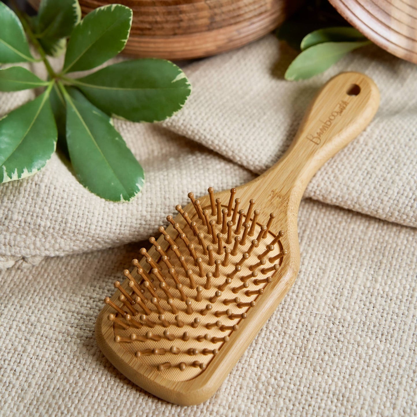 Bamboo Hairbrush | Small Paddle | Bestseller