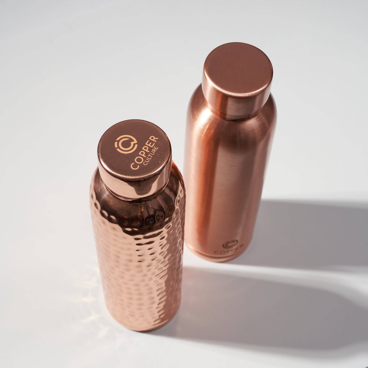 CopperCulture — Hammered Pure Copper Water Bottle 950ml