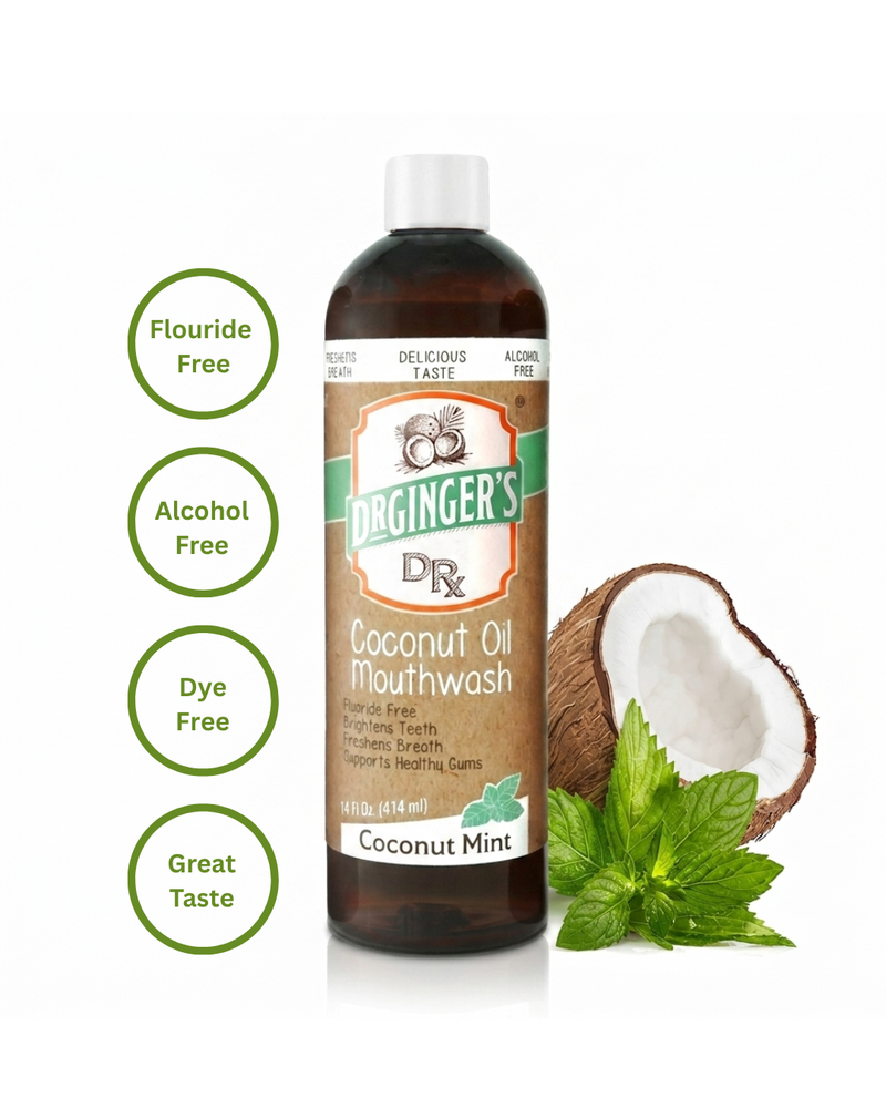 Dr. Ginger's — Coconut Powered™ Oil Pulling Mouthwash | Alcohol-Free