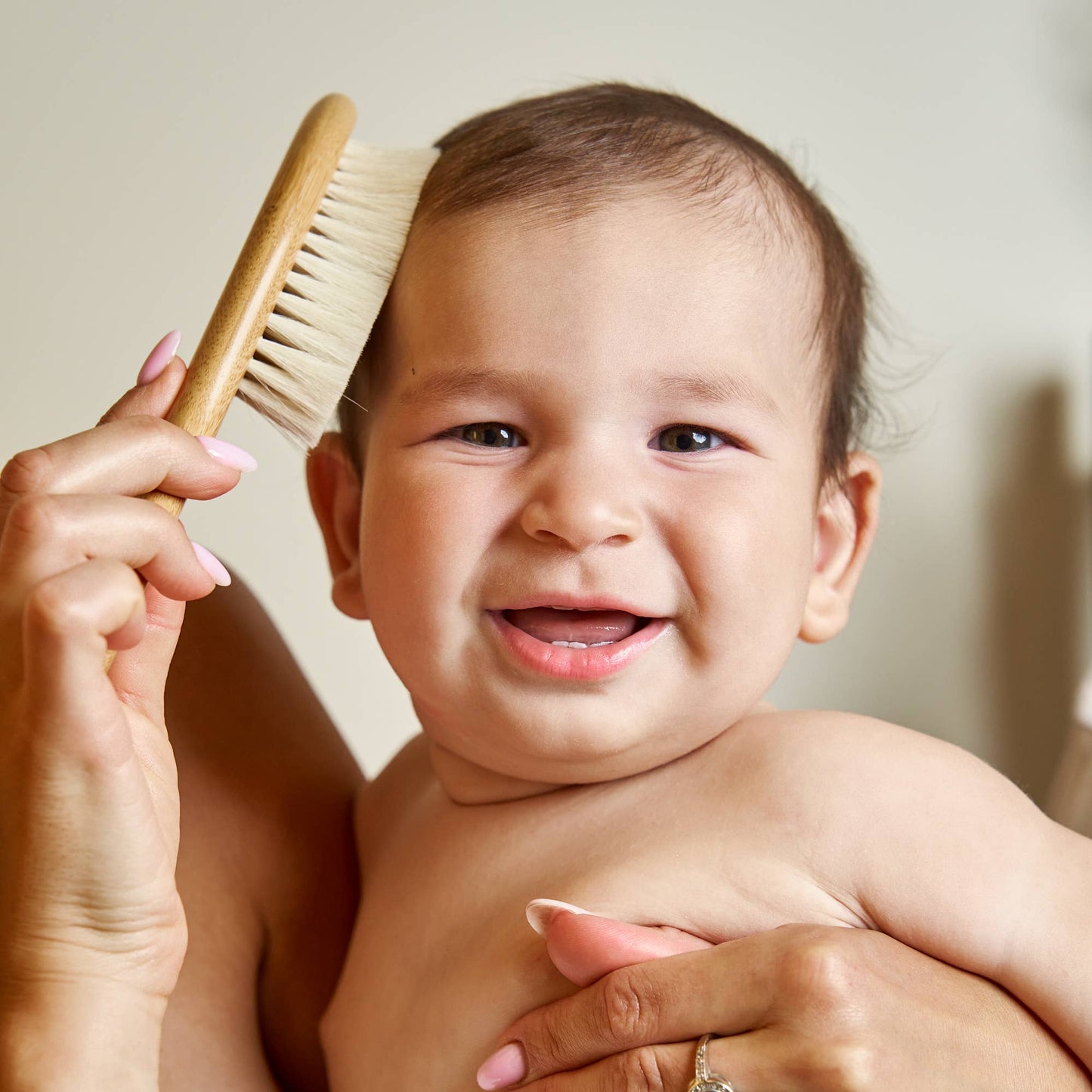 Bamboo Baby Hairbrush | Faire Market Bestseller