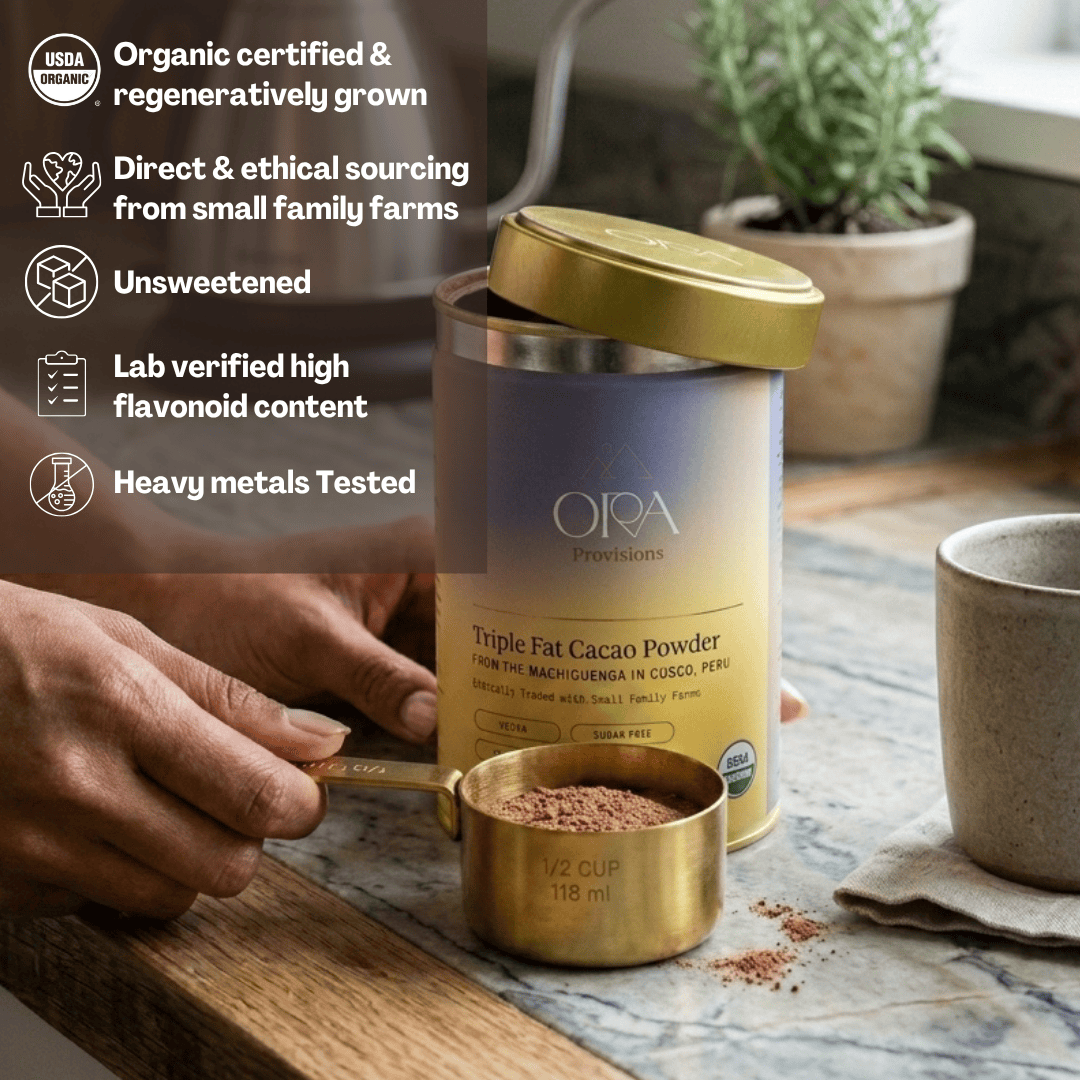 Ora Cacao Triple Fat Cacao Powder