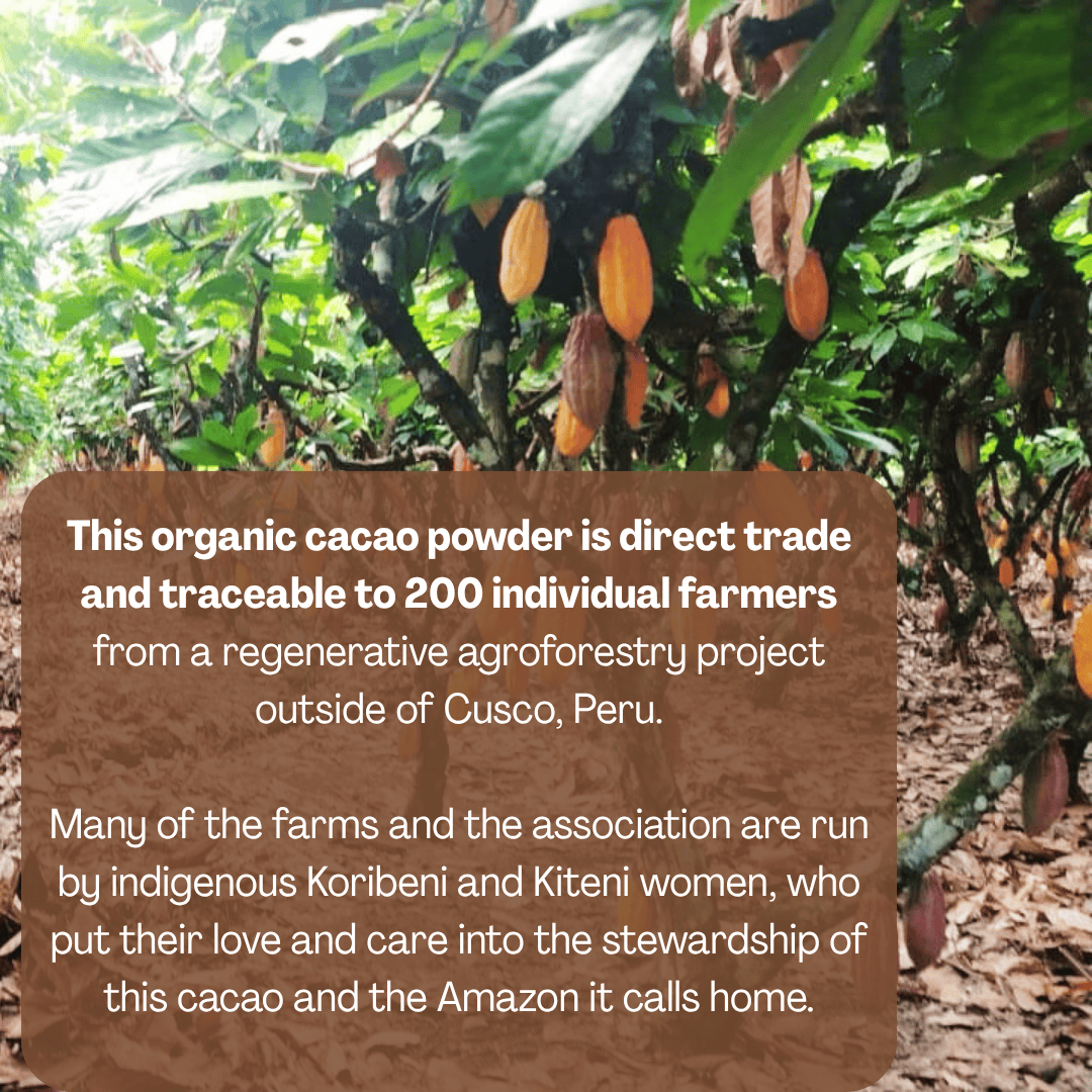 Ora Cacao cacao powder prepared