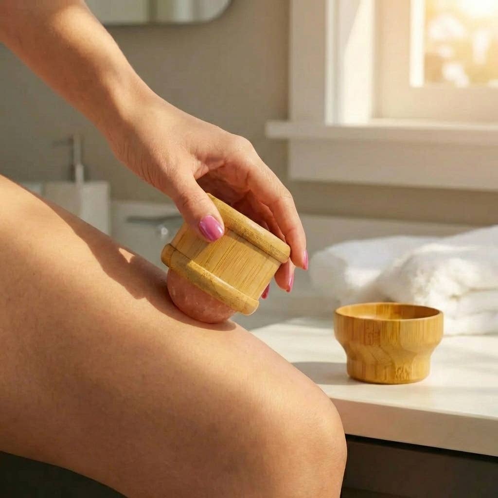 Bamboo Himalayan Salt Massage Ball