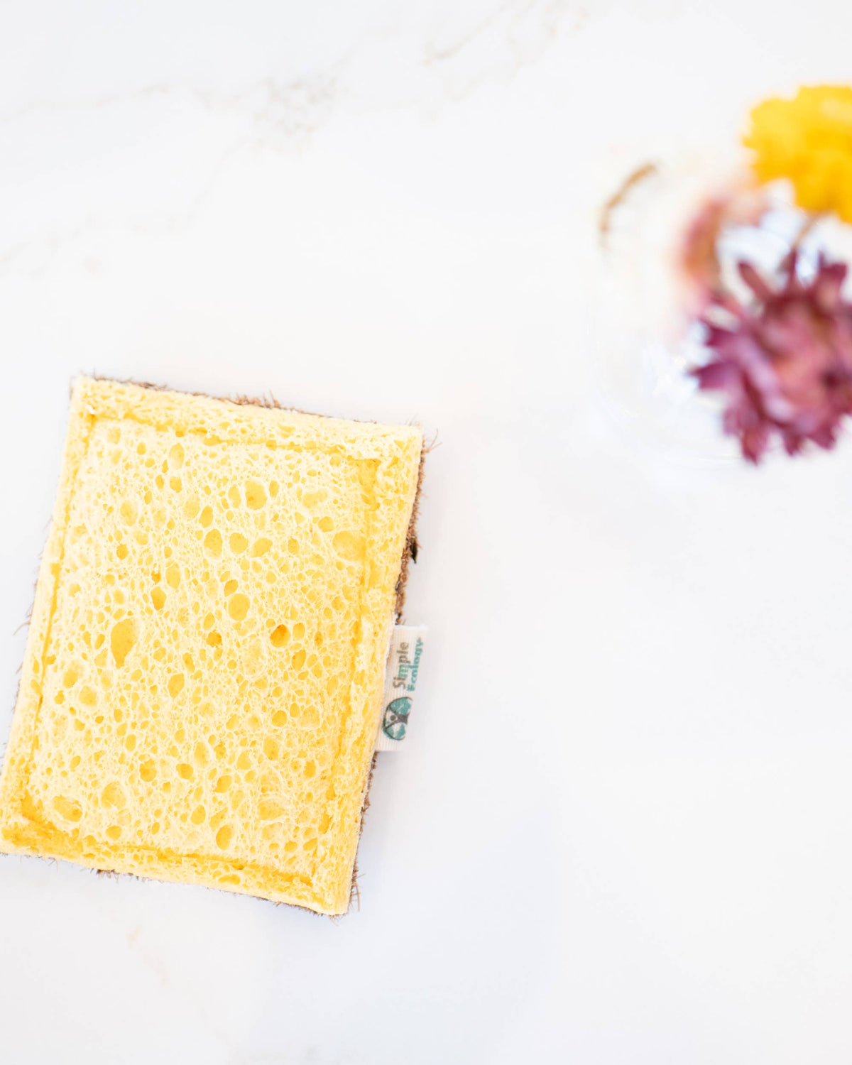 Cellulose Dish Sponge with Coconut Scrubber - Simple Ecology
