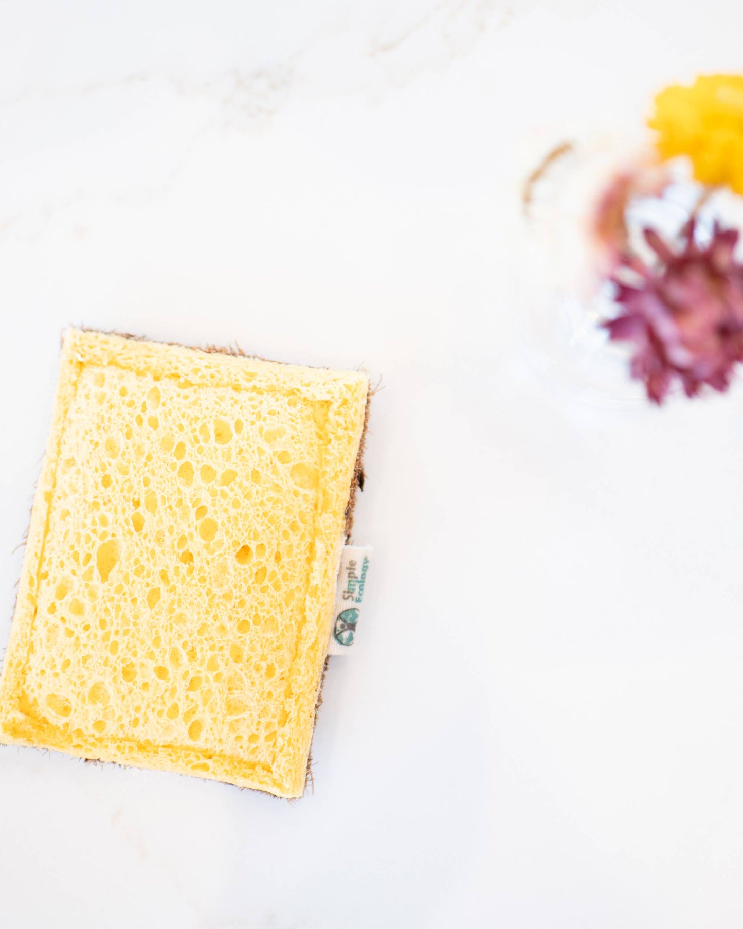 Cellulose Dish Sponge with Coconut Scrubber - Simple Ecology