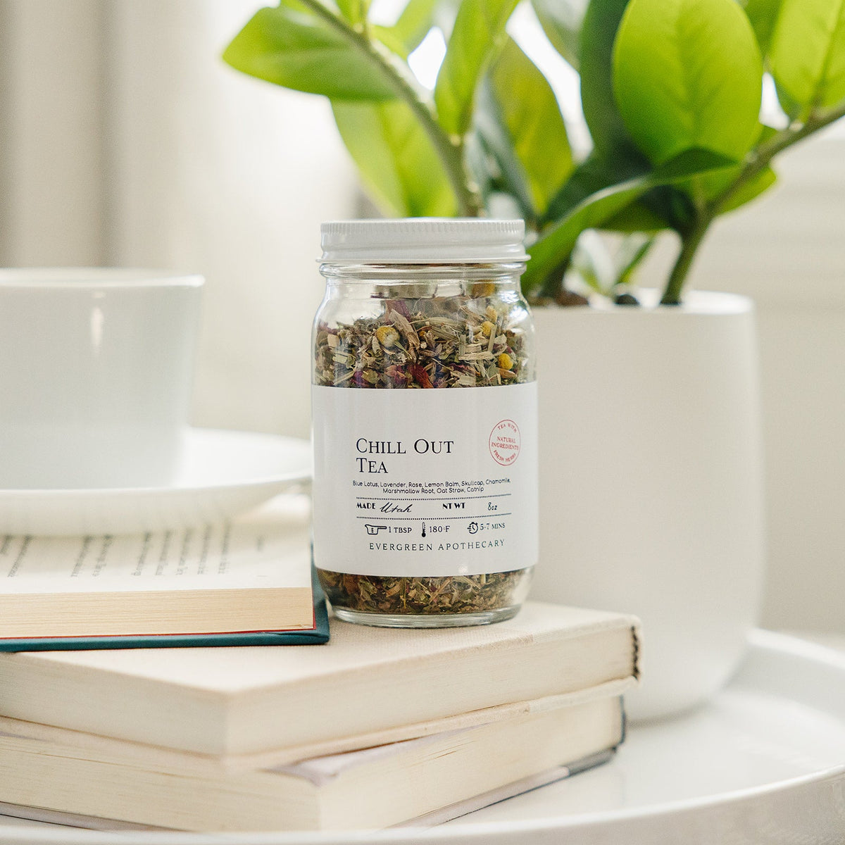 Evergreen Apothecary Chill Out Tea - with Blue Lotus 8oz image 3