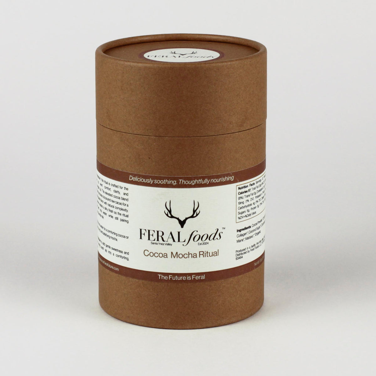 Feral Foods Cocoa Mocha Ritual Reserve refill tube