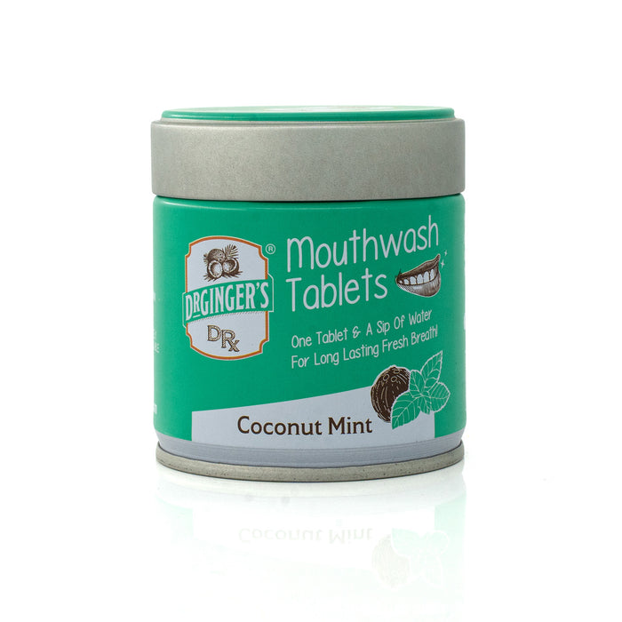 Dr. Ginger's — Coconut Powered Mouthwash Tablets | Eco & Travel Friendly