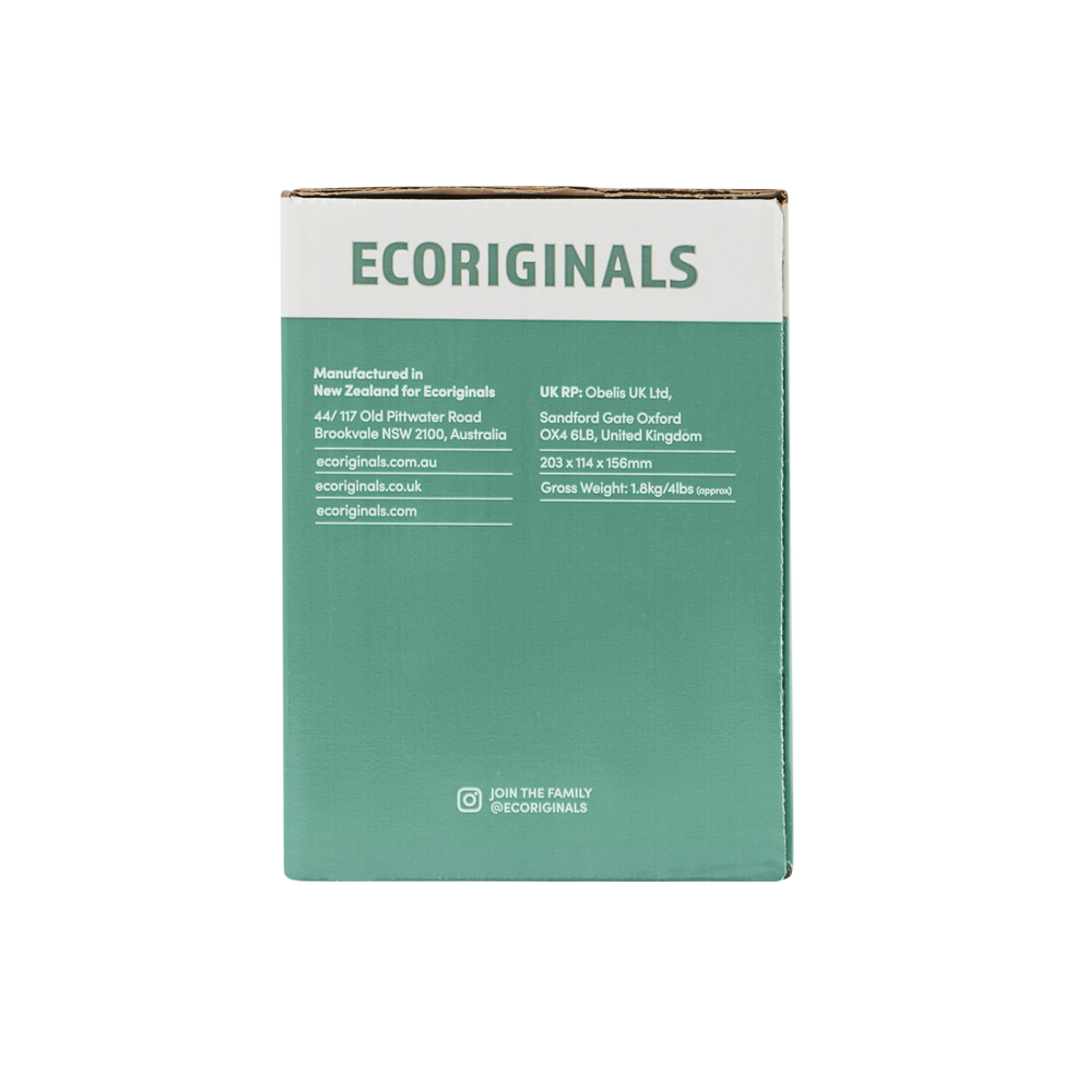Ecoriginals Plant Based Purified NZ Water Wipes